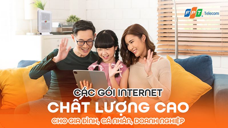 Bảng giá các gói cước internet FPT