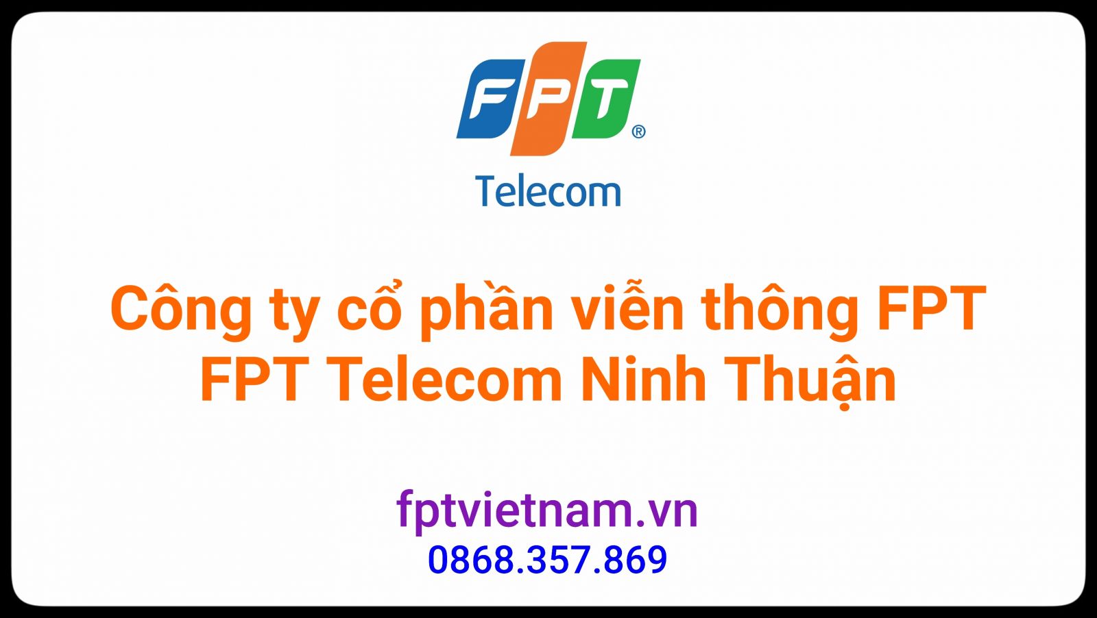 lắp mạng fpt Phan Rang - Tháp Chàm